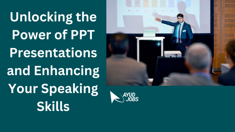 Unlocking the Power of PPT Presentations and Enhancing Your Speaking Skills