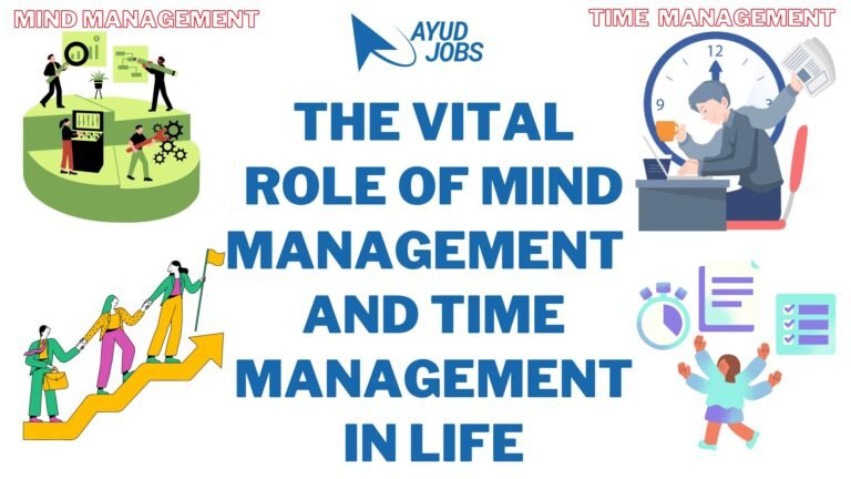 The Vital Role of Mind Management  and Time Management in Life