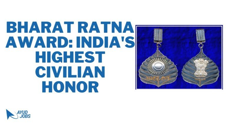 Bharat Ratna Award: India’s Highest Civilian Honor