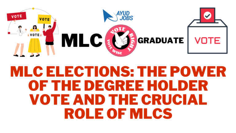 MLC Elections: The Power of the Degree Holder Vote and the Crucial Role of MLCs