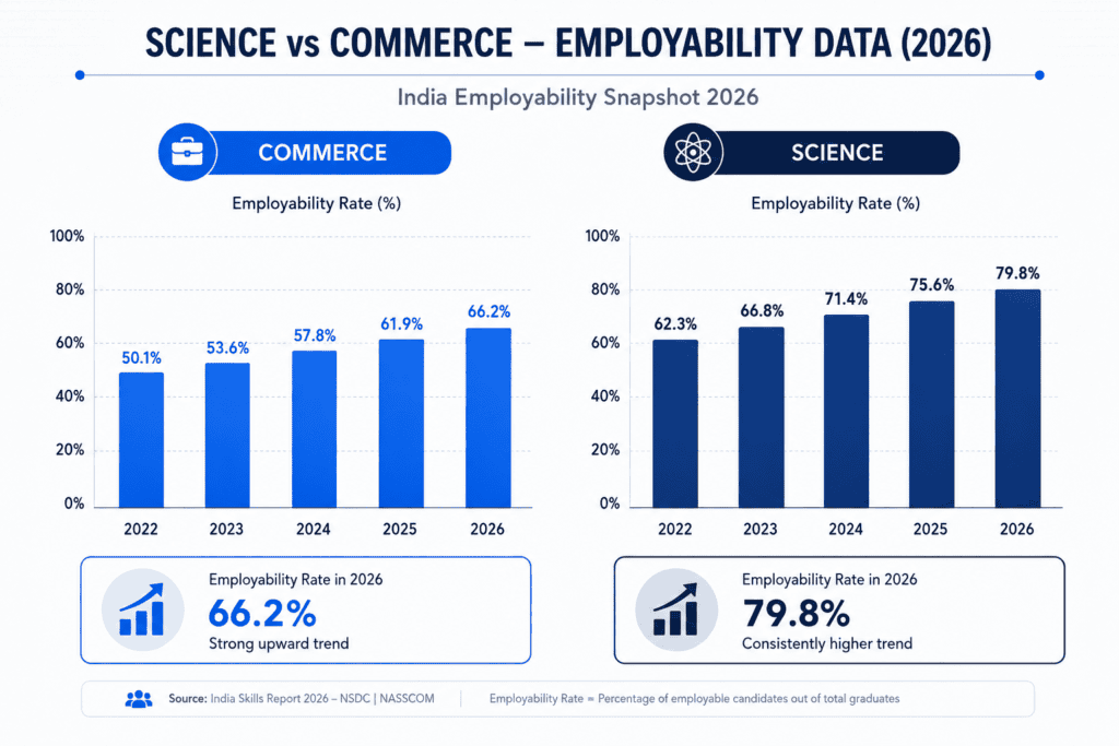 commerce and science employability, 2026