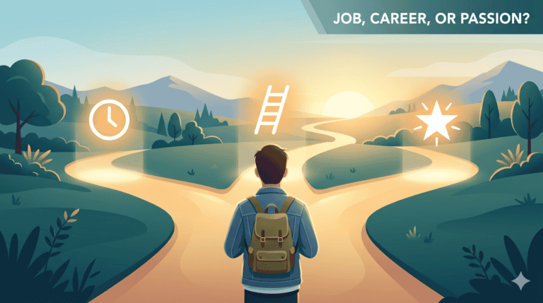 job vs career, career clarity, passion