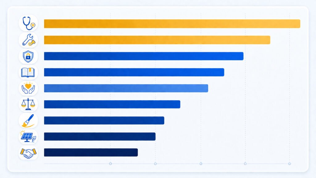 AI-proof careers India comparison chart