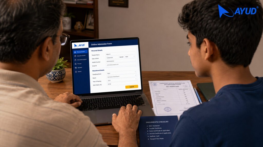 DTE Karnataka diploma admission online application