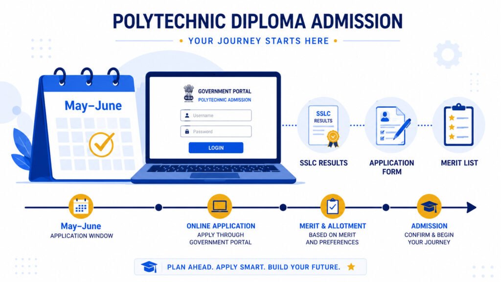 karnataka polytechnic admission 2026 dates and timeline
