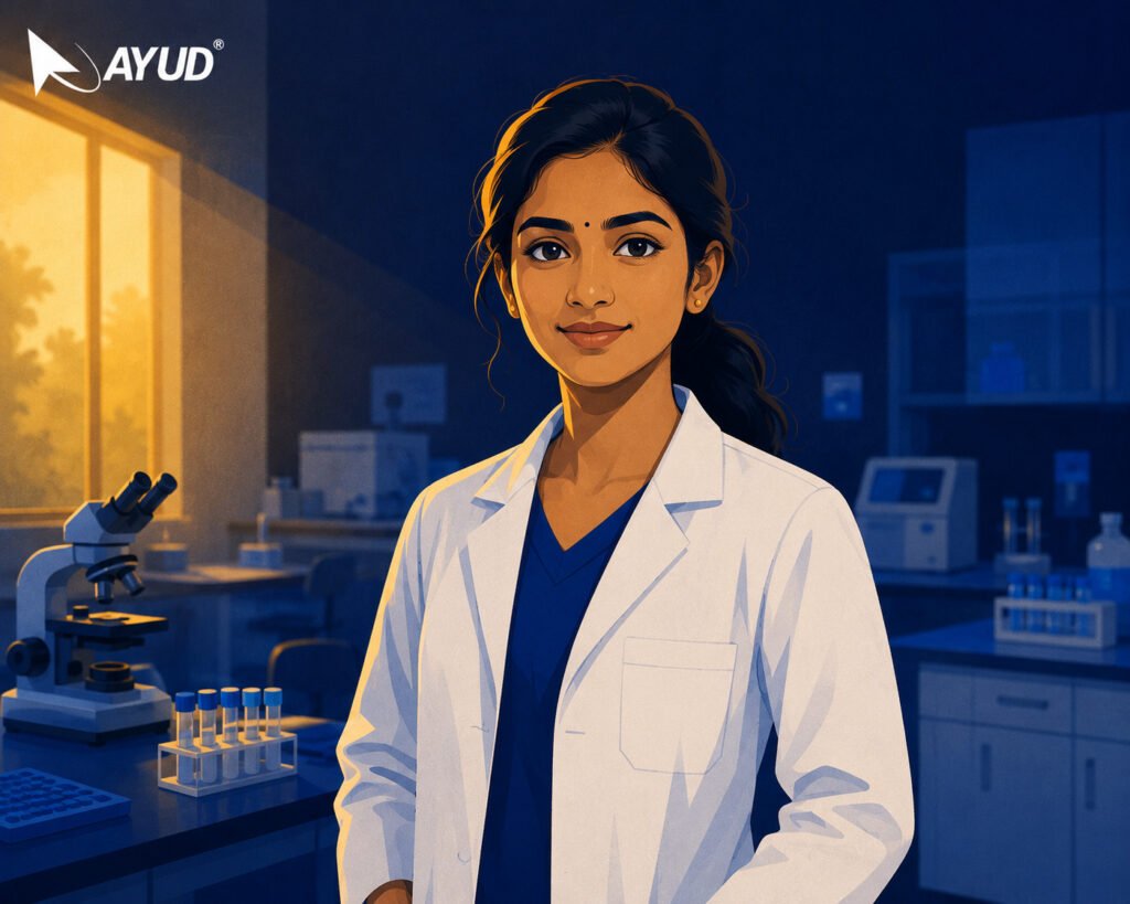 medical lab technology diploma student career path after 12th