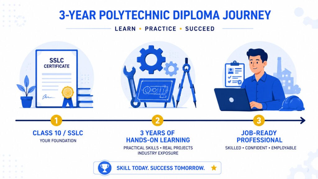 polytechnic diploma path in Karnataka after 10th