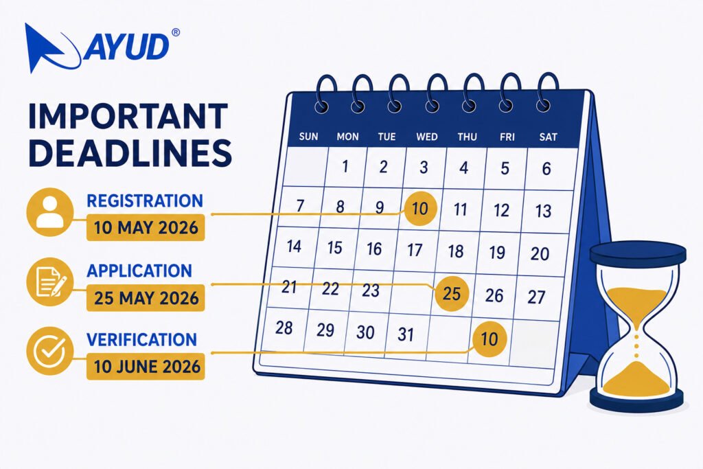 SSP important deadlines calender